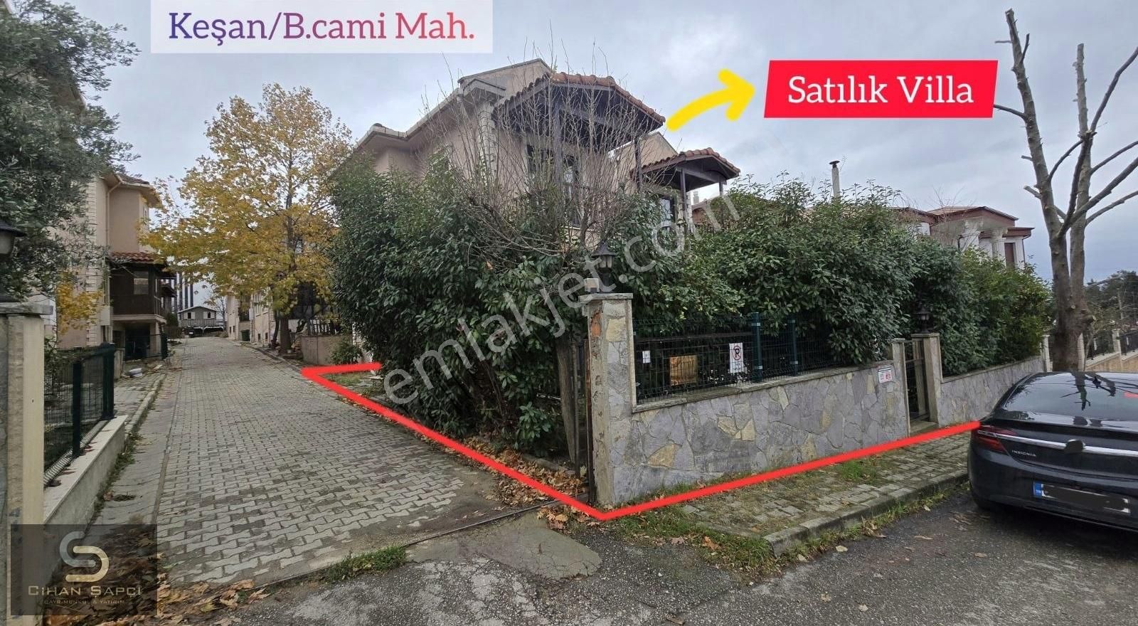 Keşan Büyük Cami Satılık Villa Cihan Şapçı G&y;keşanın En Nezih Mah.'de Satılık Lüks Villa..!