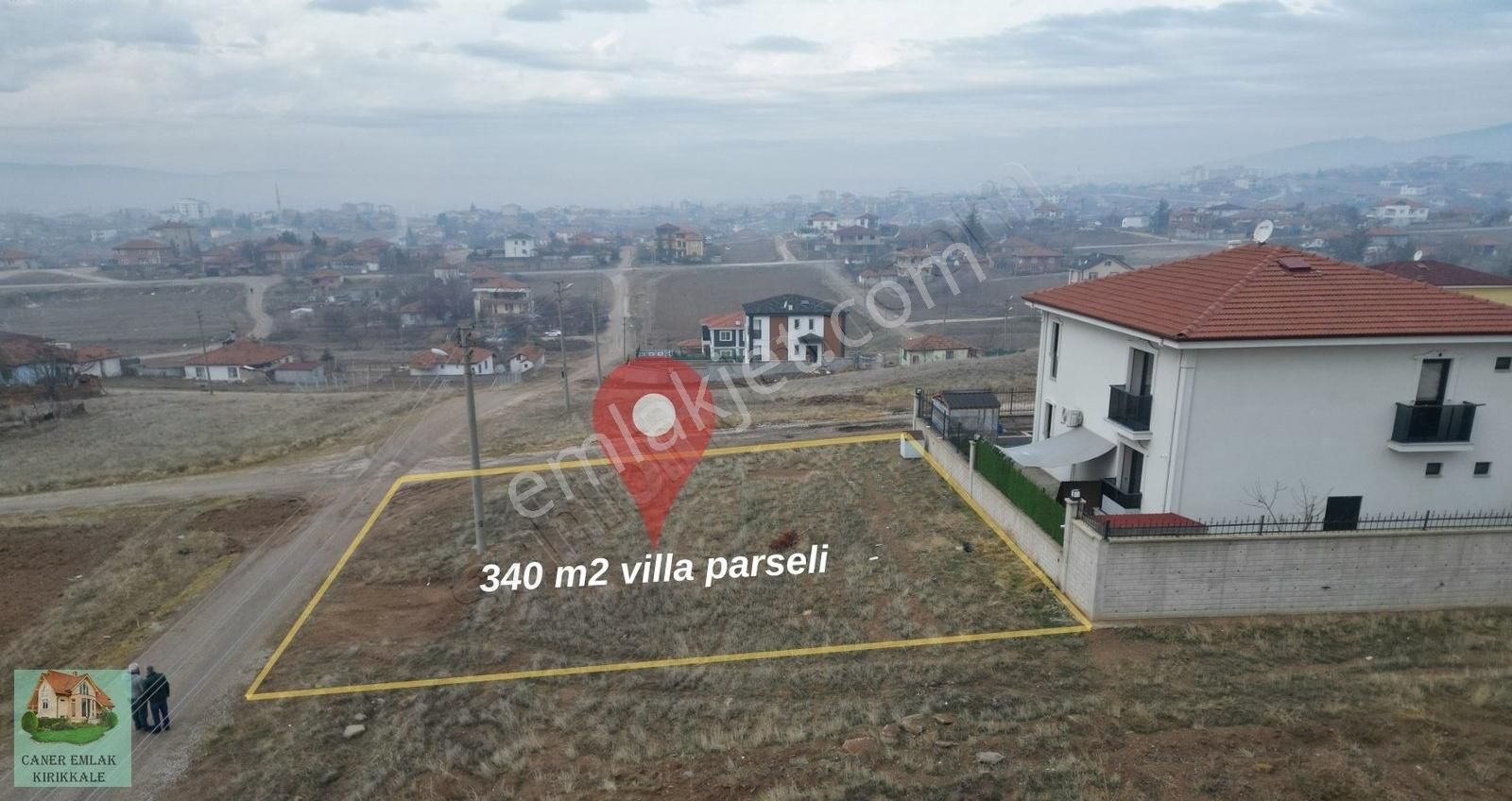 Kırıkkale Merkez Karacaali Köyü Satılık Tarla Osmangazi Kacırılmayacak Tek Tapu Villa Parseli 773 M2 Kaçmaz