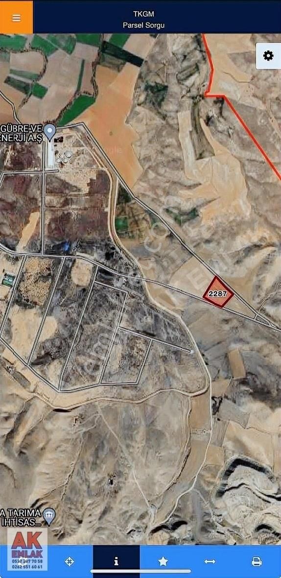 Beylikova Akköprü Satılık Tarla Eskişehir Beylikova Osb Yanı Kupon Arazi 14.500 M2