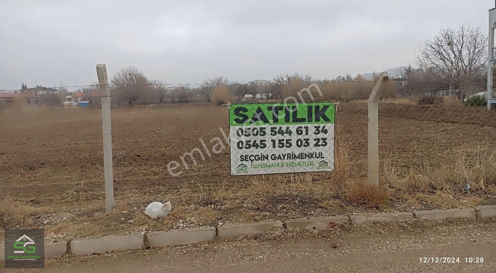 Elazığ Merkez Akçakiraz Bld. (Kıraç) Satılık Konut İmarlı Seçgin'den Akçakirazda 3 Kata İmarlı Bölgede Sulu Tarla