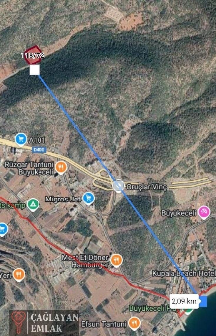 Büyükeceli Akkuyuda Satılık Tarla - Görsel 3