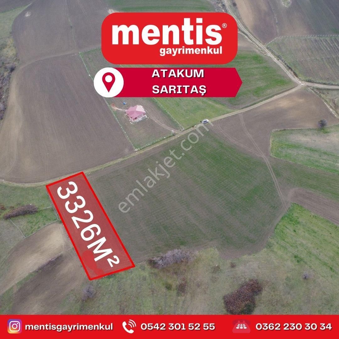 Atakum Sarıtaş Satılık Tarla Mentis Gayrimenkul'den Sarıtaş'ta Satılık 3326 M2 Tarla