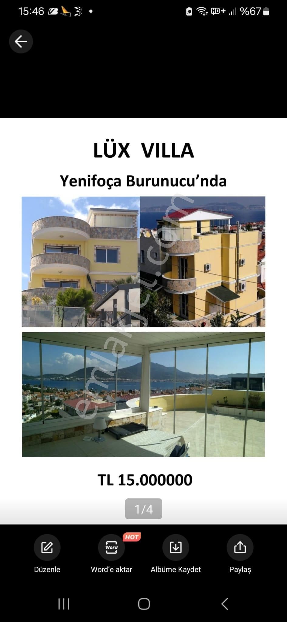 Foça Fatih Satılık Villa Yeni Foça Lūks Villa