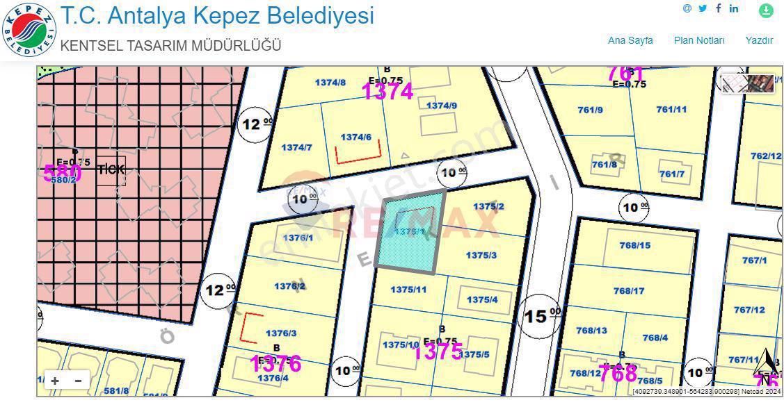 Kepez Şelale Satılık Konut İmarlı Kepez Şelale Mahallesinde Kat Karşılığı Satılık Arsa