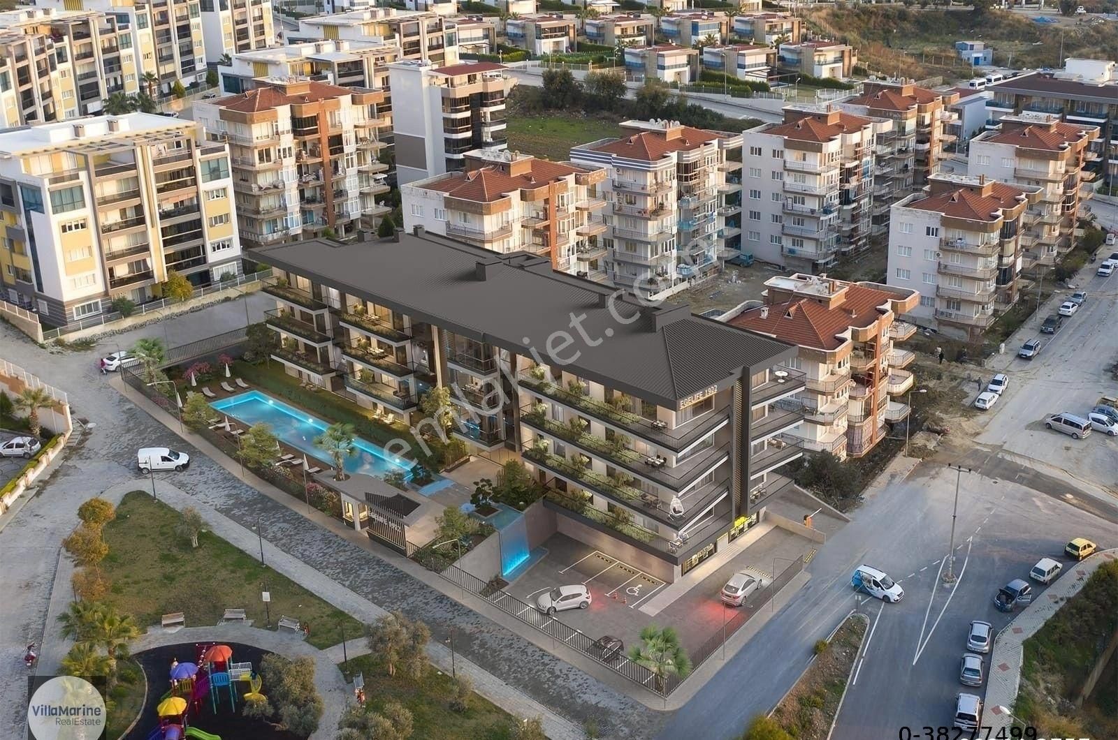 Kuşadası Ege Satılık Daire Havuzlu Sitede Doğalgazlı Sıfır 2+1 Daire