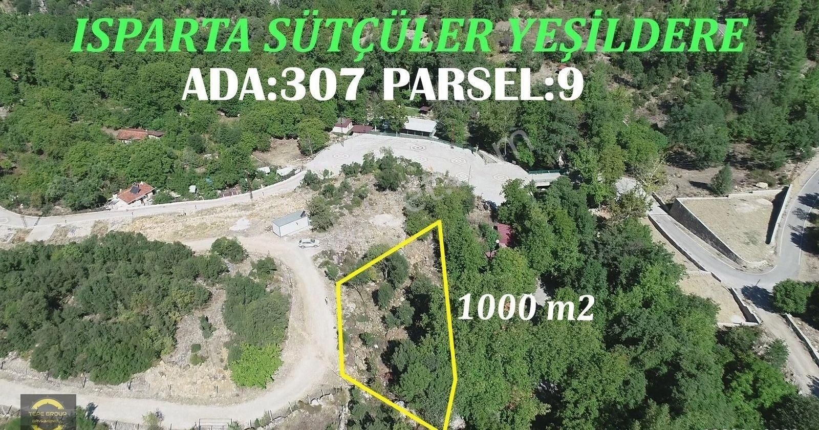 Sütçüler Yeşildere Satılık Konut İmarlı Isparta Sütçüler Yeşildere'de 1000 M2 Satılık İmarlı Arsa