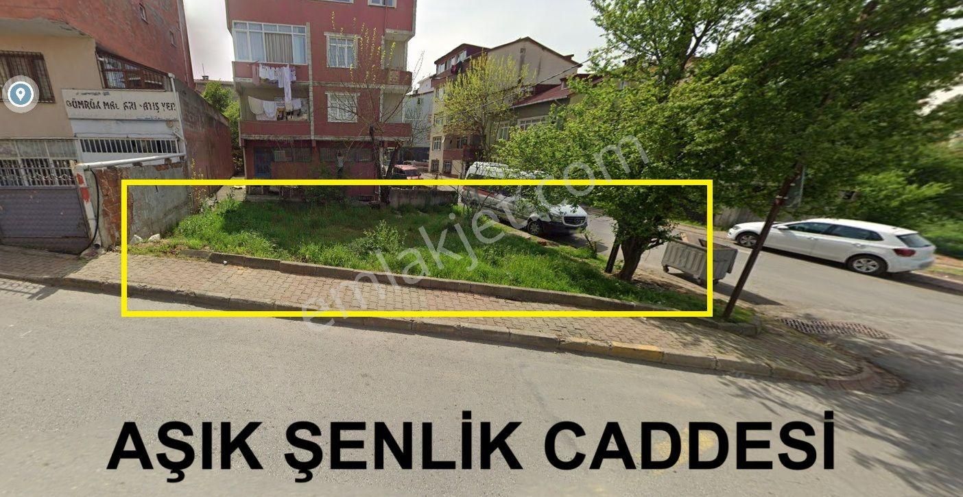 Ümraniye Huzur Satılık Konut İmarlı Engin Emlak'tan Aşık Şenlik Caddesine Cephe Köşe Başı Net 172 Metre Satılık Arsa