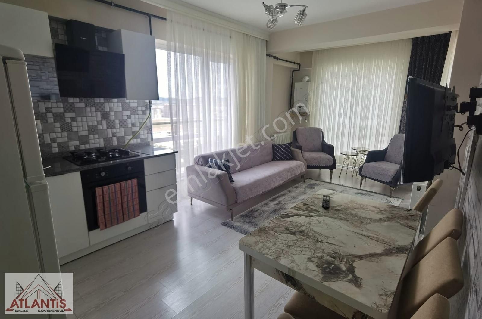 Kastamonu Merkez İnönü Kiralık Daire Atlantis Emlaktan Kargılı Rezidansta Kiralık Eşyalı 2+1 Daire