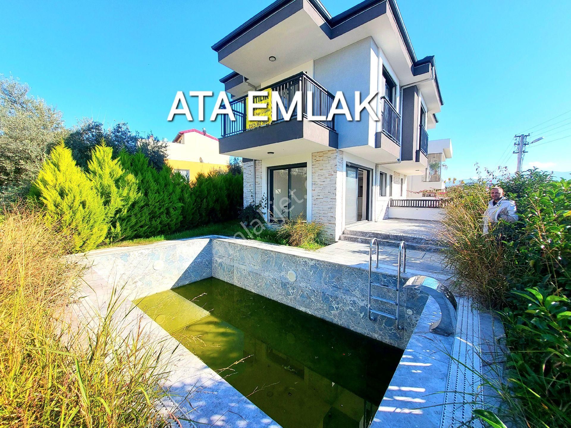 Kuşadası Soğucak Satılık Villa Kuşadasında 300 M2 Arsa İçinde Özel Havuzlu Tek Müstakil Sıfır Villa