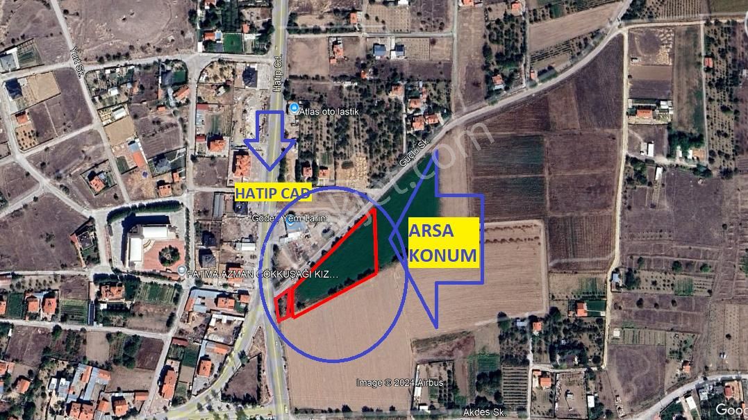 Meram Hatıp Satılık Tarla Hatıp Caddesine Cephe 5347 M2 Konumu İyi Cazip Fiyatlı Arsa-arazi