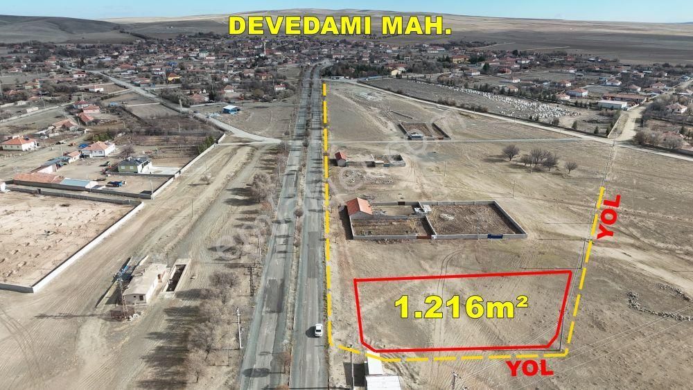 Ortaköy Devedamı Köyü (Yiğitler) Satılık Konut İmarlı Aksaray / Ortaköy / Devedamı Mahallesinde 1.216 M² Müstakil Tapulu Konut İmarlı Arsa