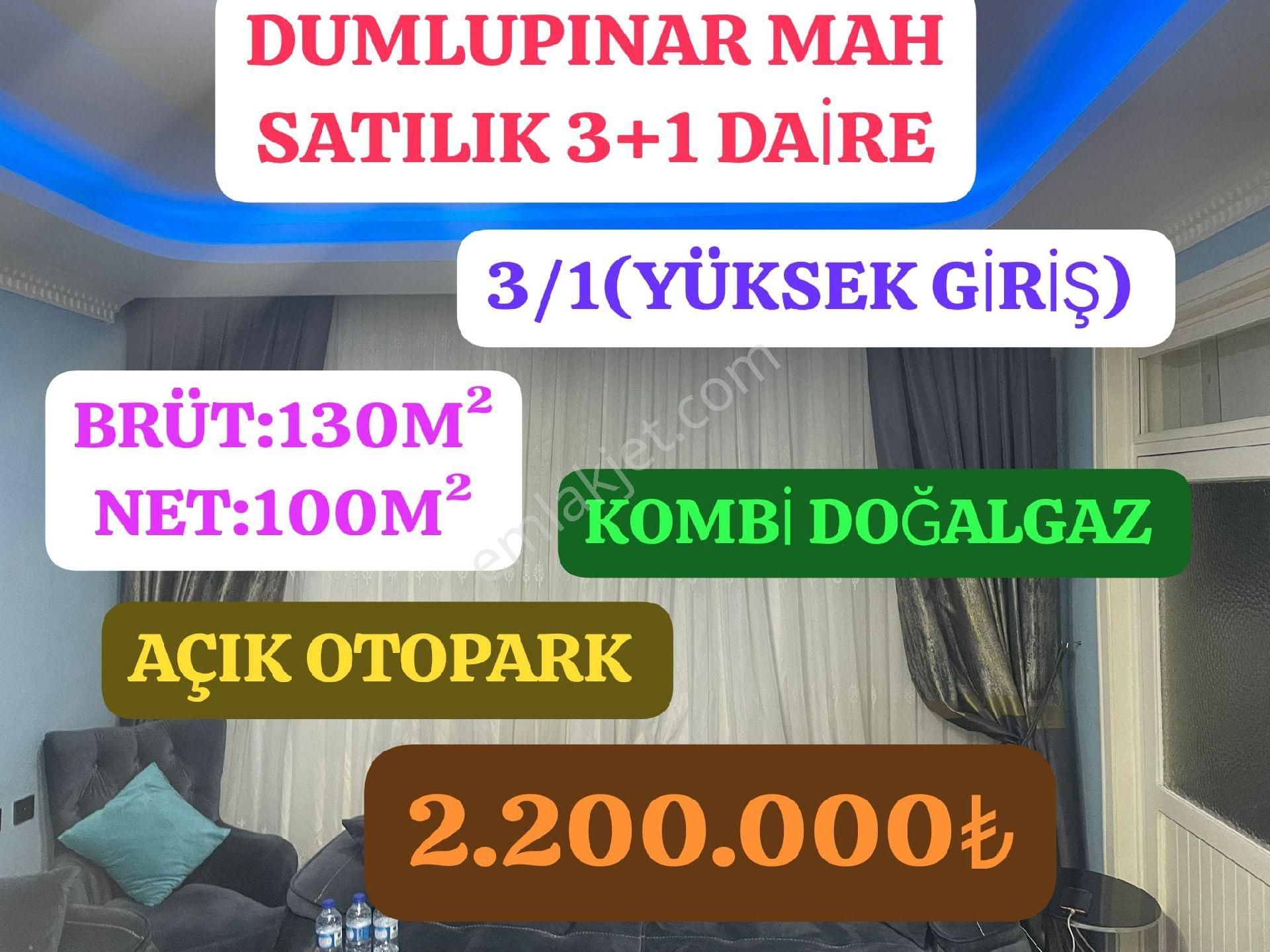 Karatay Keykubat Satılık Daire Dumlupınar Mahallesi 3+1 Yatırıma Uygun Yüksek Giriş