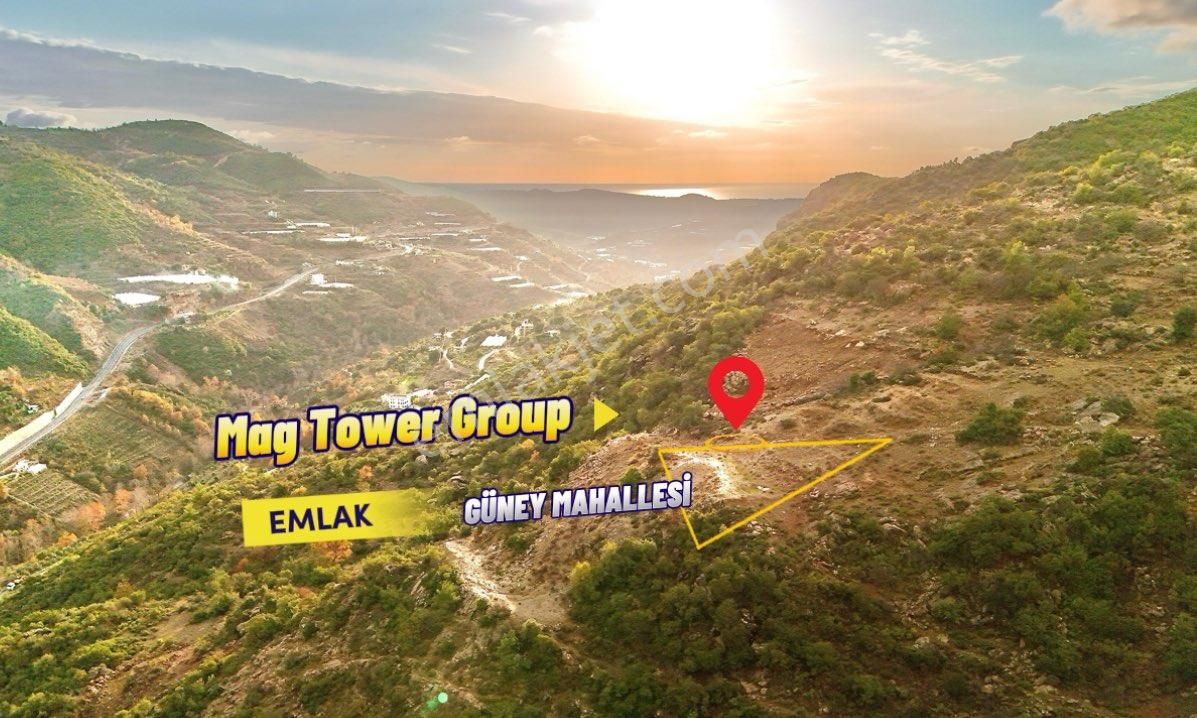 Alanya Güney Satılık Tarla Güneyköy’de Satılık 785m2 Tarla