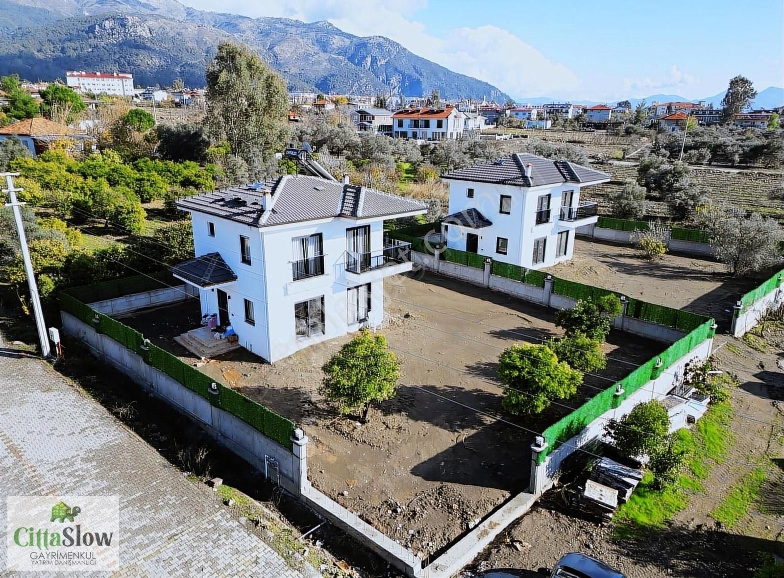 Köyceğiz Toparlar Satılık Villa Cittaslow'dan 500m2 Arsa İçinde 2+1 Ayrı Mutfaklı Müstakil Villa