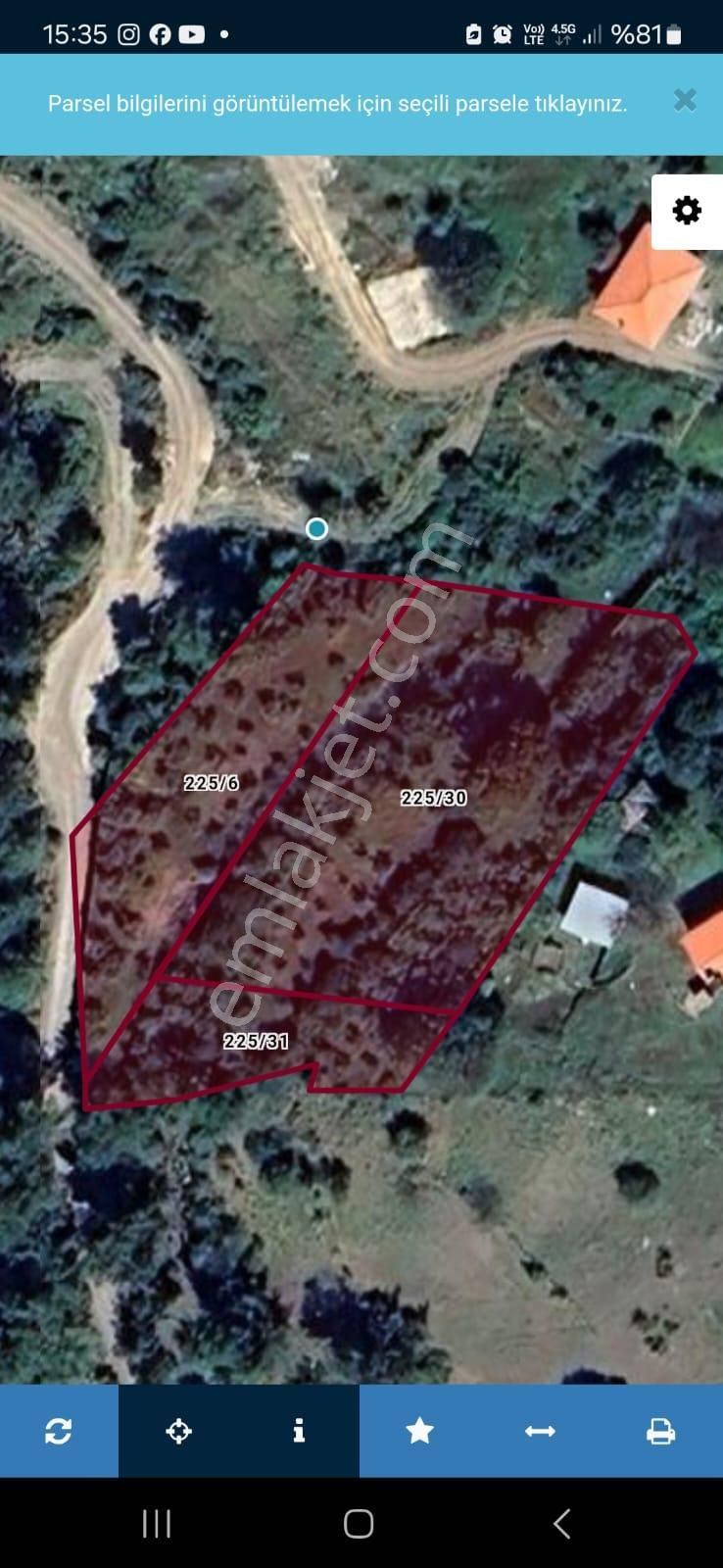Muğla Ortaca Gökbelde Deniz Ve Göl Manzaralı Satılık 3500 M2 Tarla - Görsel 7