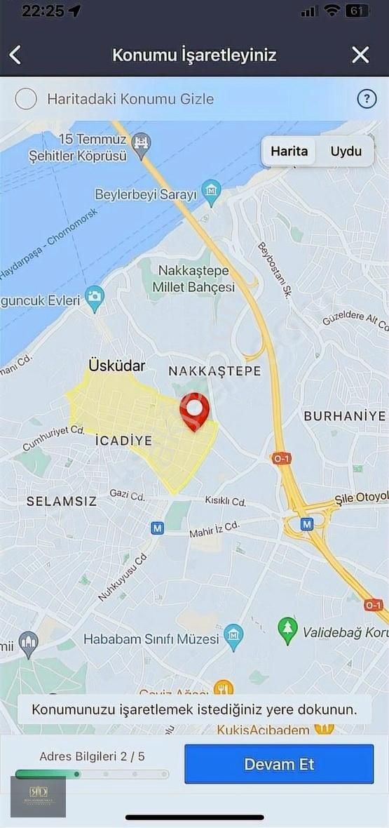 Üsküdar İcadiye Marmaraya Yakın Kiralık Daire Üsküdar İcadiye Mah 3+1 Asansörsüz Aile Binası Ferah Temiz Daire