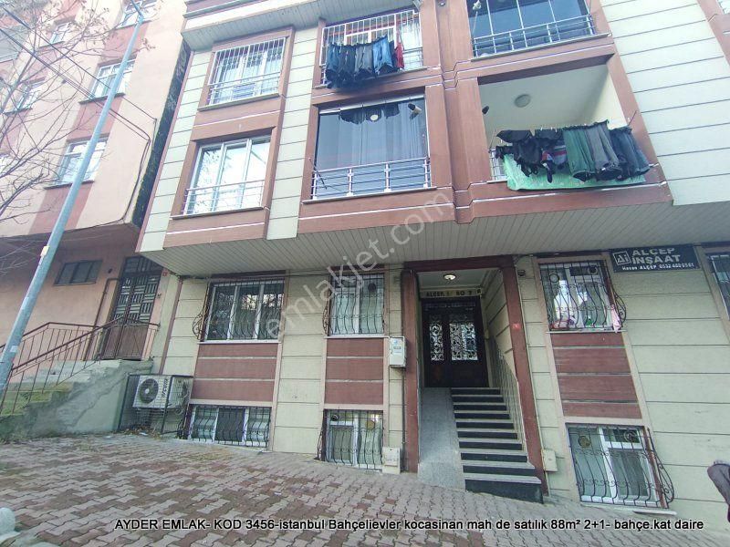 Bahçelievler Kocasinan Merkez Satılık Daire İstanbul Bahçelievler Kocasinan Mah De Satılık 88m² 2+1- Bahçe.kat Daire