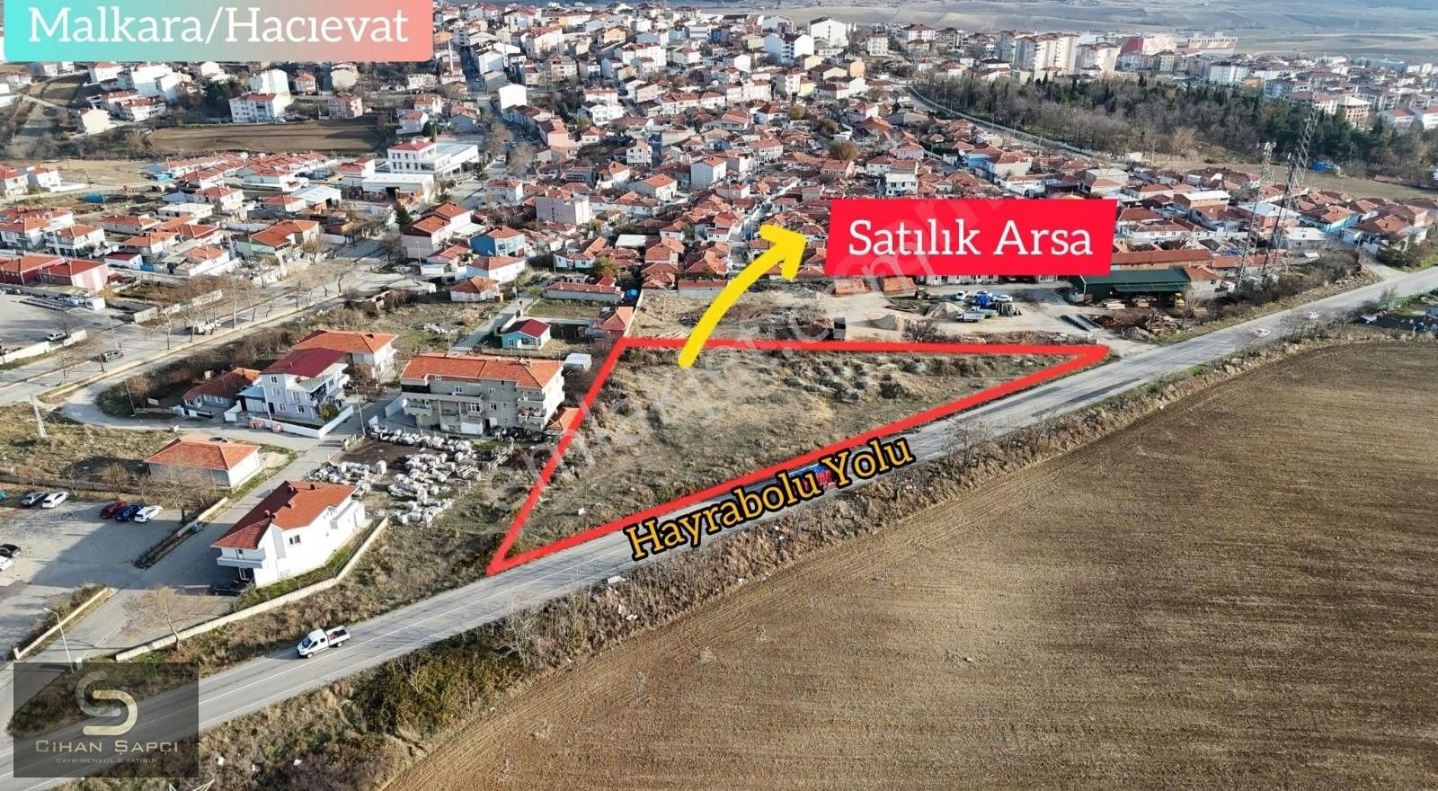 Malkara Hacıevhat Satılık Konut İmarlı Cihan Şapçı G&y;fırsat Konumda Satılık Arsa..!!