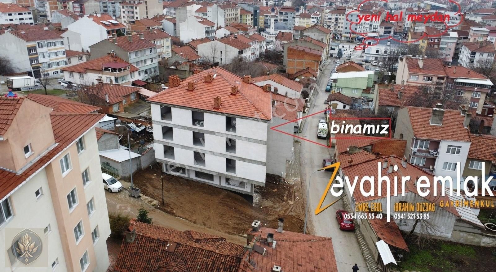 Bozüyük Kasımpaşa Satılık Daire Çarşı Mahalle Hal Arkası Yaza Teslim 1+1 Daireler