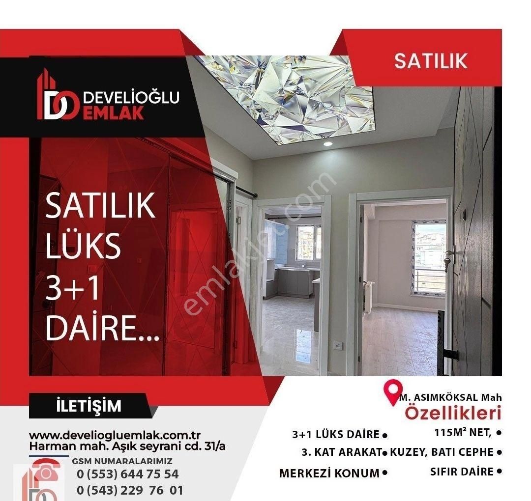 Develi Mustafa Asım Köksal Satılık Daire M. Asım Köksal Mah. Satılık Sıfır Lüks Daire