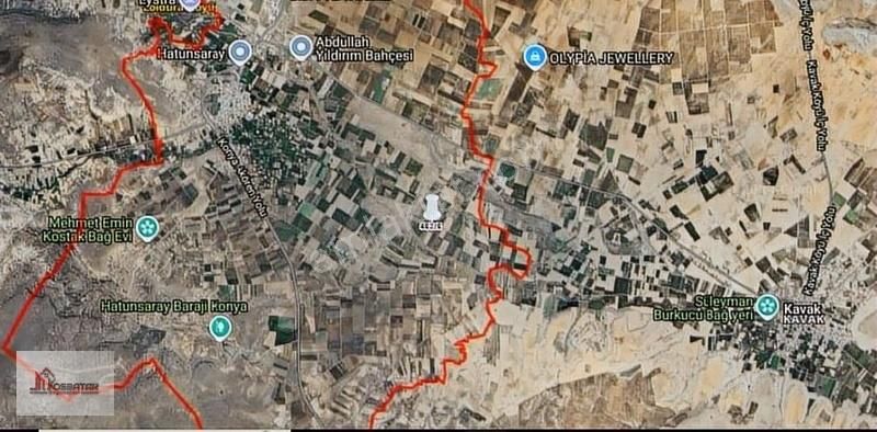 Meram Hatunsaray Satılık Tarla Meram Hatunsaray ' Da 2.929 M2 Müstakil Sulanır Arazi