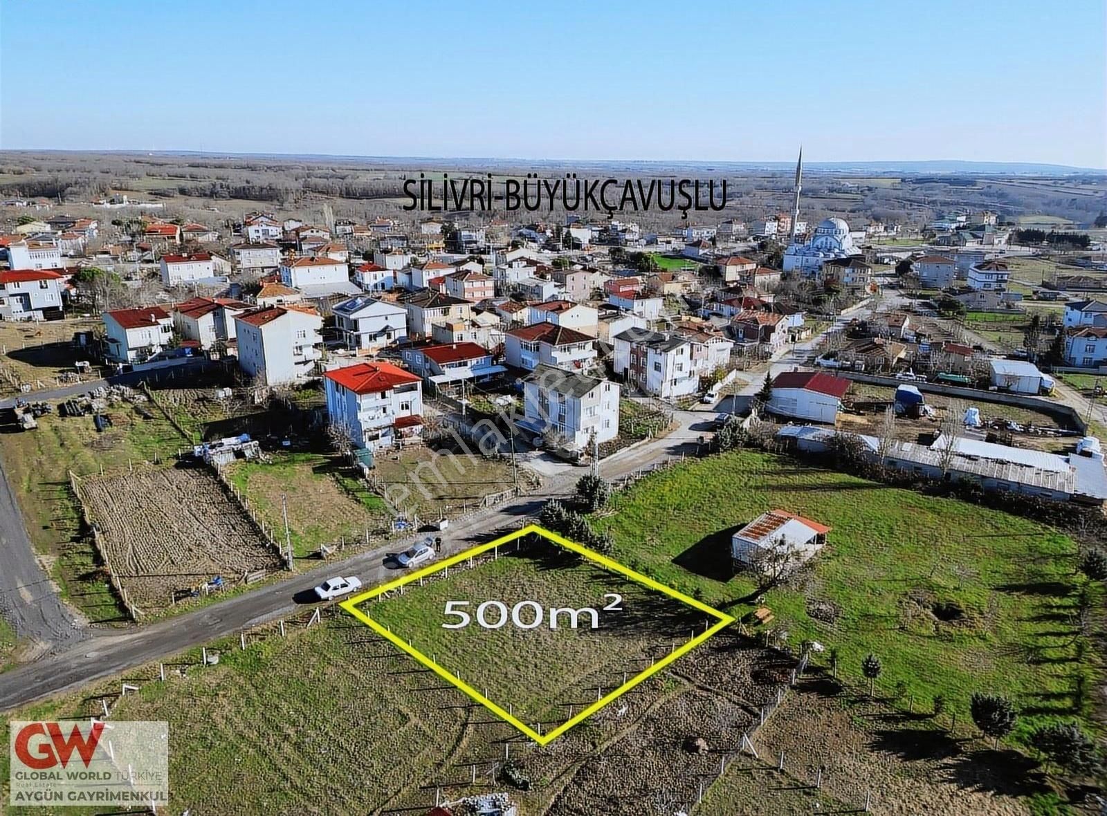 Silivri Büyük Çavuşlu Satılık Konut İmarlı İstanbul Silivri Büyükçavuşlu 500m2 İmarlı İfrazlı Satılık Arsa