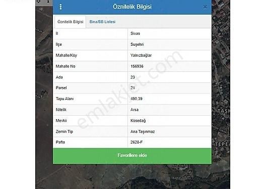 Suşehri Taşköprü Satılık Konut İmarlı Suşehri Taşköprü Satılık 490 M2 Arsa