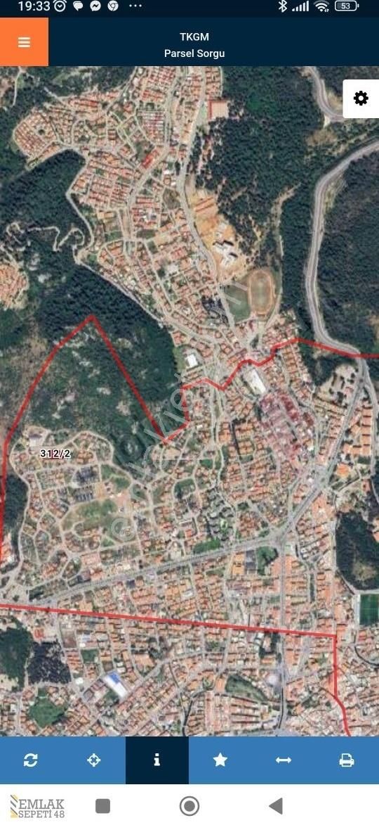 Marmaris Çamdibi Satılık Villa İmarlı Marmaris Bağlıiçi Mevkiinde Satılık Villa İmarlı Arsa