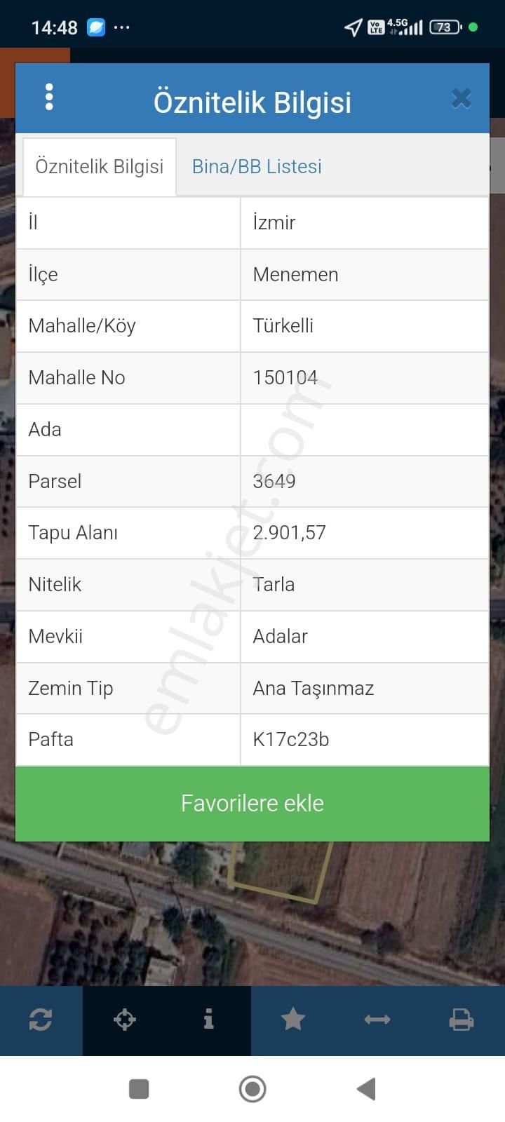 Eski Foça Yoluna Cepheli 3dönüm Tarla - Görsel 3