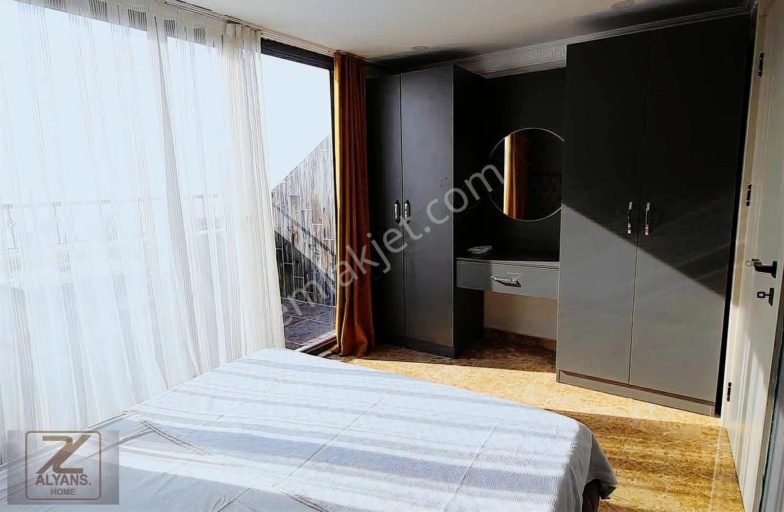 Muratpaşa Elmalı Kiralık Daire Alyanstan Deniz Manzaralı Teraslı 1+1 Eşyalı Kiralık Daire