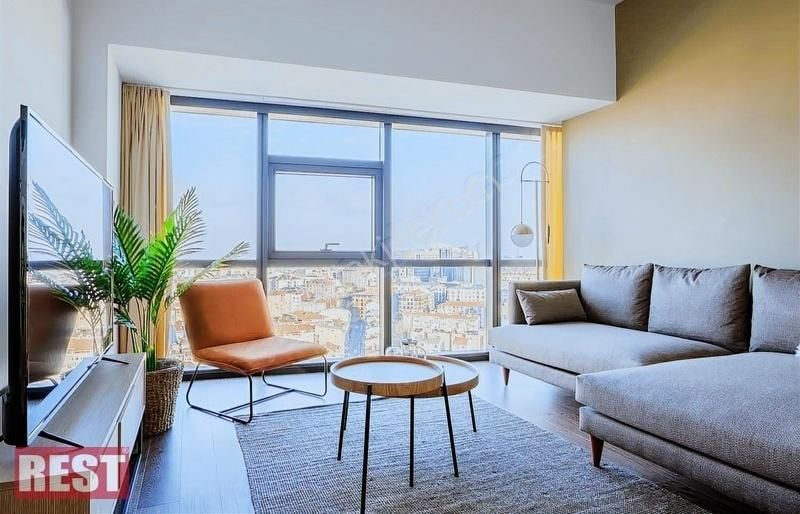 Şişli Merkez Kiralık Residence Rotana Rezidans Da Sıfır Eşyalı Manzaralı 1+1 Kiralık Daire