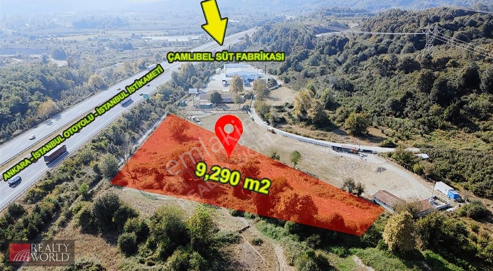 Kaynaşlı Darıyeri Yörükler Köyü (Merkez) Satılık Ticari İmarlı Düzce Kaynaşlı Darıyeriyörükler'de Satılık 9.290 M² Fırsat Arsa