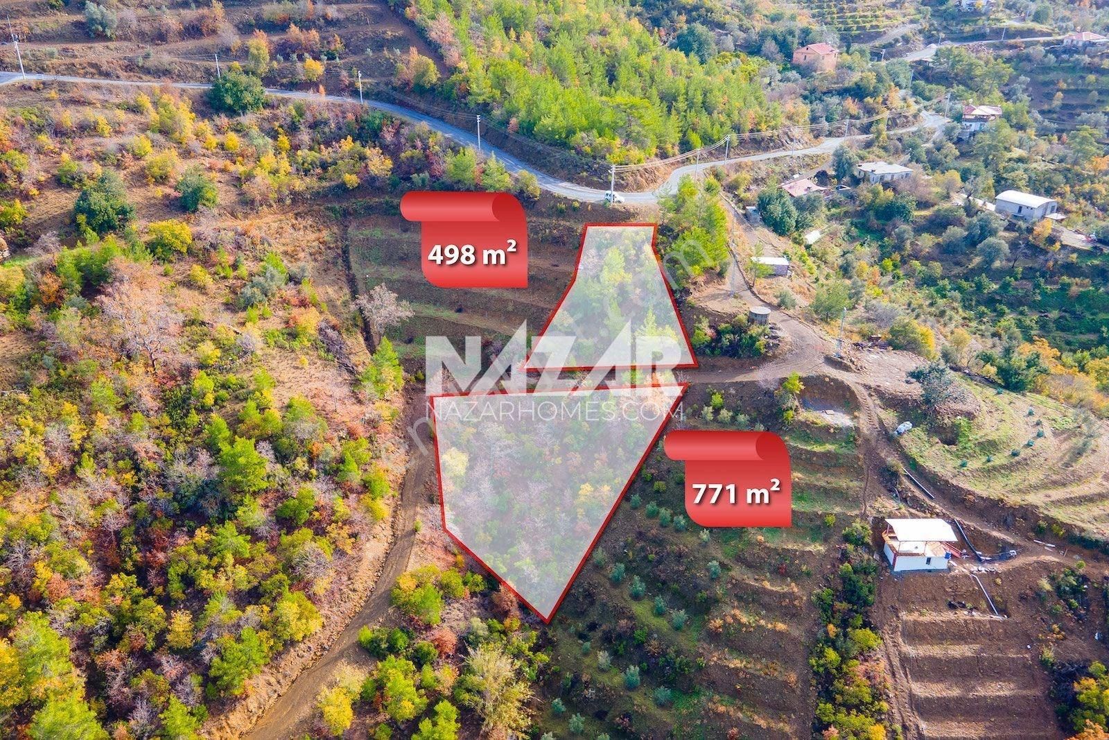 Alanya Çamlıca Köyü’nde Satılık 1.269 M² Tarla - Görsel 2