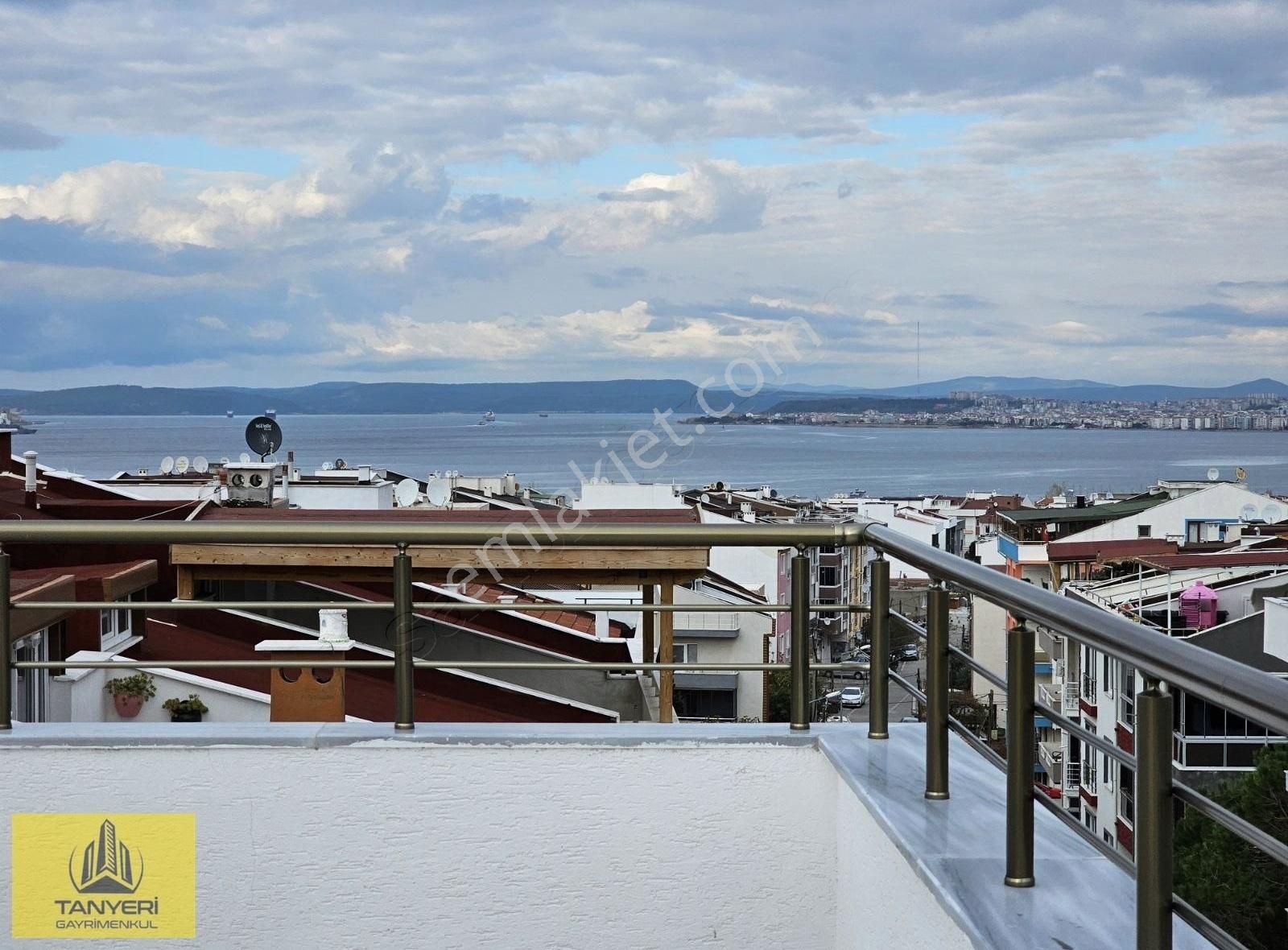 Çanakkale Merkez Kepez Bld. (Cumhuriyet) Satılık Daire Tanyeri Gayrimenkulden Kepezde Deniz Manzaralı Dubleks Daire