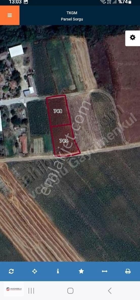 Muratlı Yavaşça Satılık Konut İmarlı Tekirdağ Muratlı Yavaşça Köyü 775m2 İmarlı Satılık Arsa