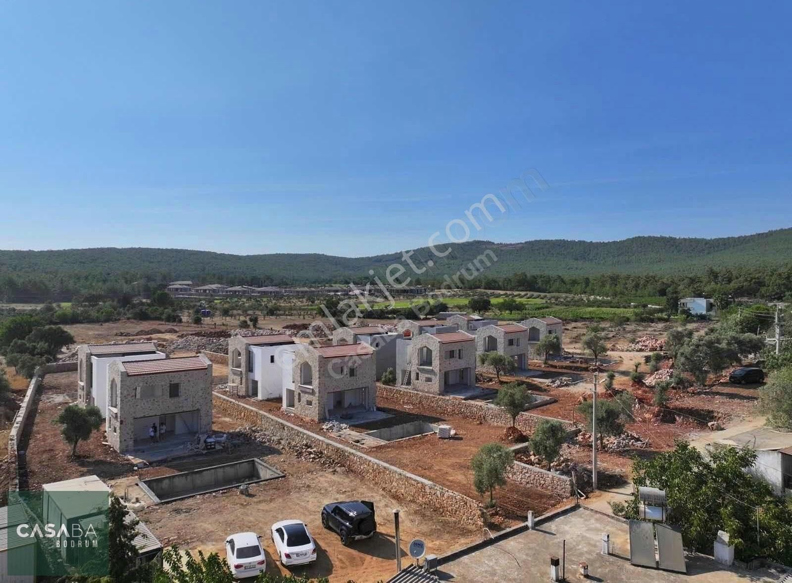 Bodrum Çamlık 1 Dönüm Arsa Paylı 4+1 Satılık Villa - Görsel 10