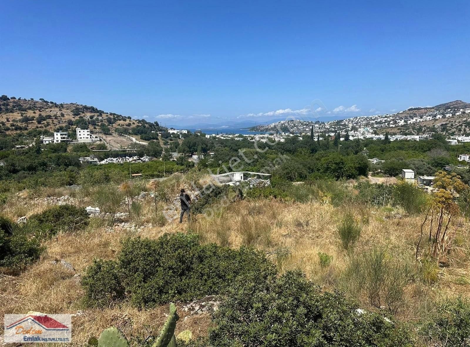 Bodrum Farilya Satılık Tarla Bodrum Gündoğan Deniz Manzaralı Satılık Tarla