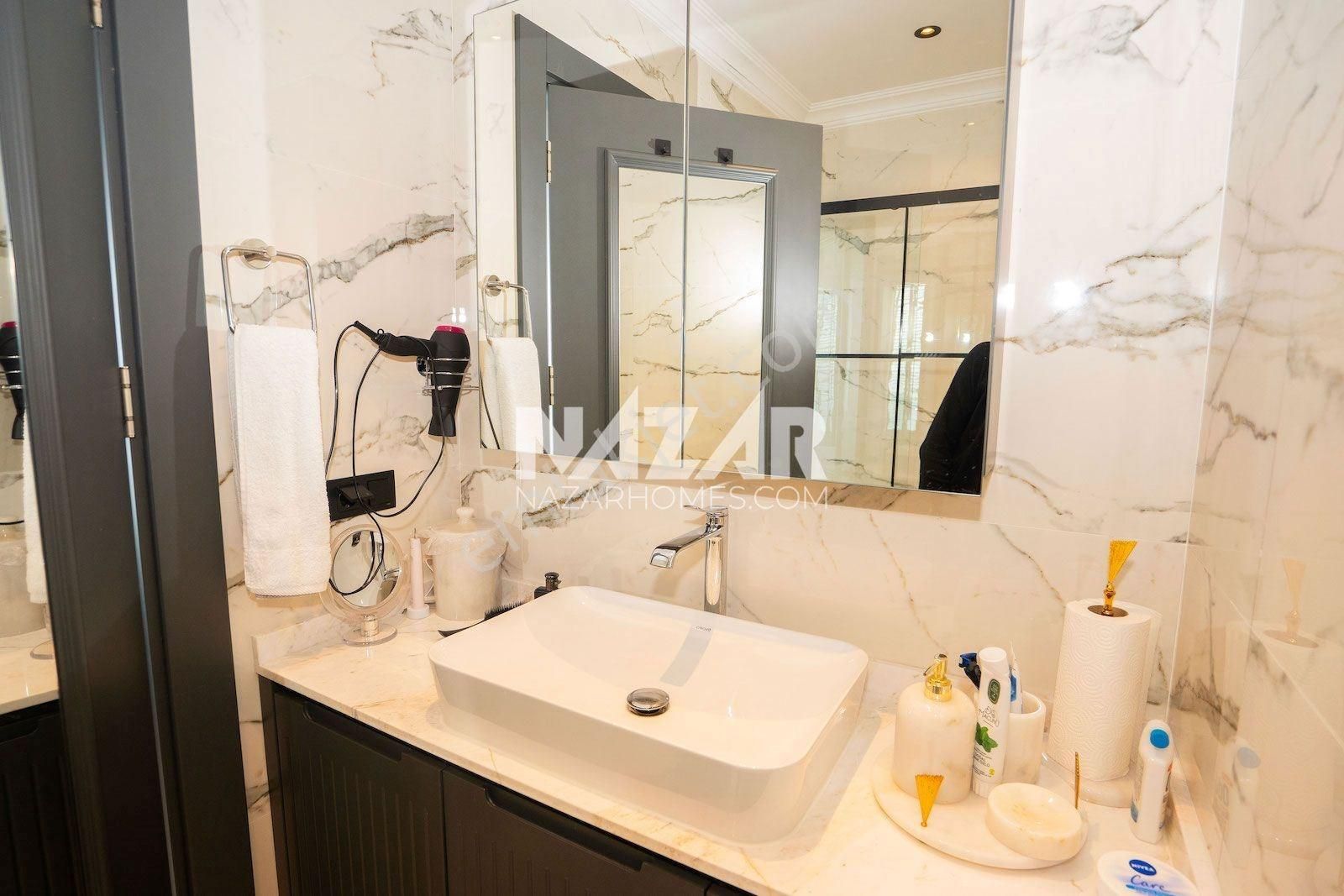 Alanya Kestel’de Denize Sıfır Satılık 2+1 Eşyalı Daire - Görsel 29