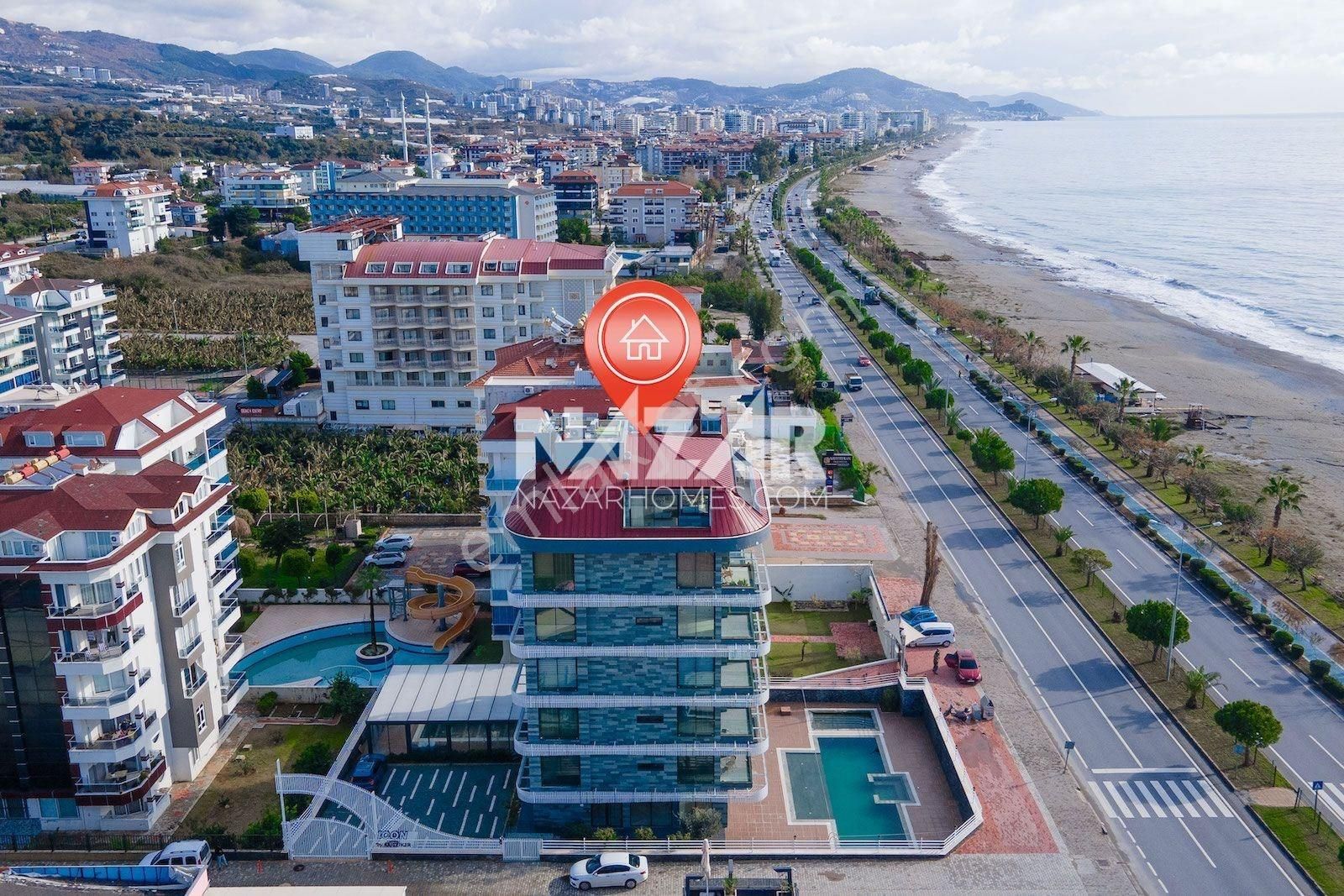 Alanya Kestel’de Denize Sıfır Satılık 2+1 Eşyalı Daire - Görsel 11