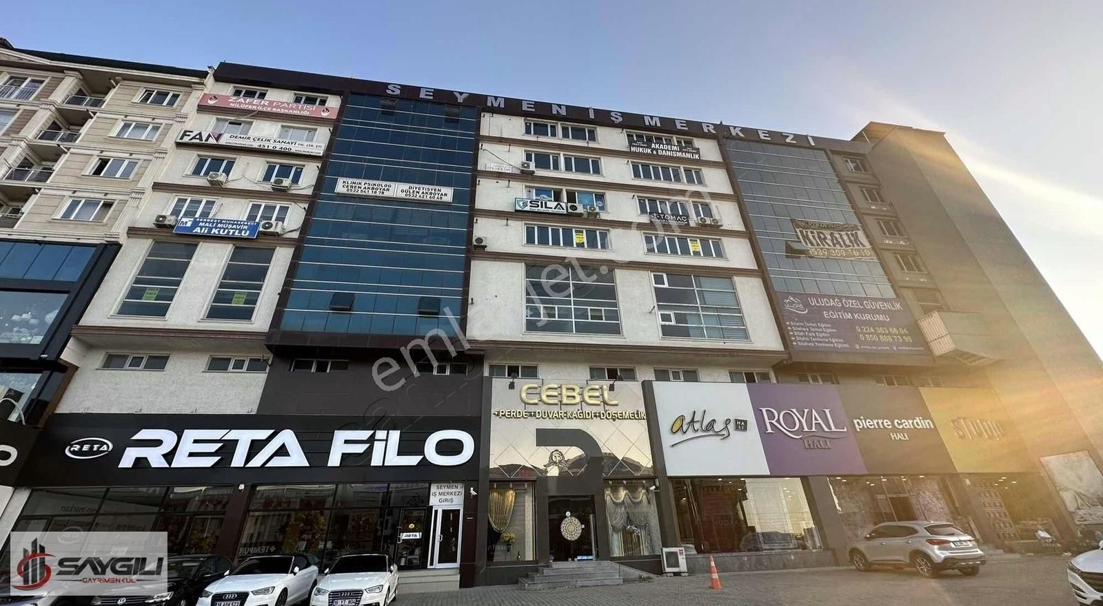 Bursa Nilüfer Kiralık Plaza Katı Beşevler İzmir Yoluna Cephe Tabela Değeri Yüksek Kiralık Ofis