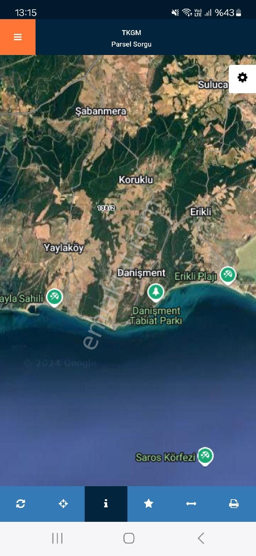 Keşan Koruklu Köyü Satılık Tarla Edirne Keşan Koruklu 5713 M2 Deniz Manzaralı Yola Cephe Tarla