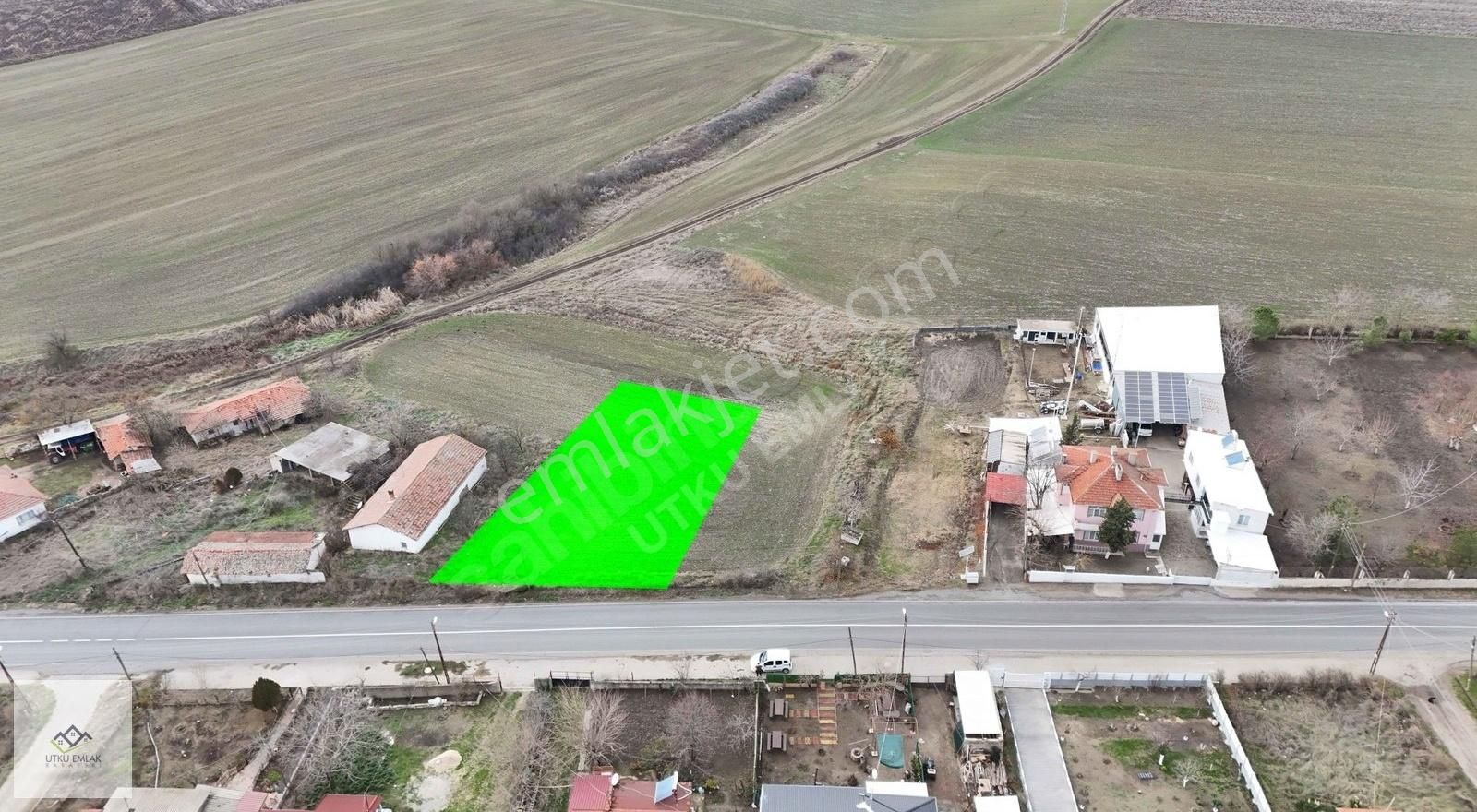 Babaeski Pancarköy Köyü Satılık Konut İmarlı Babaeski Pancarköy De 1100m2 Asfalt Cephe İmarlı Arsa