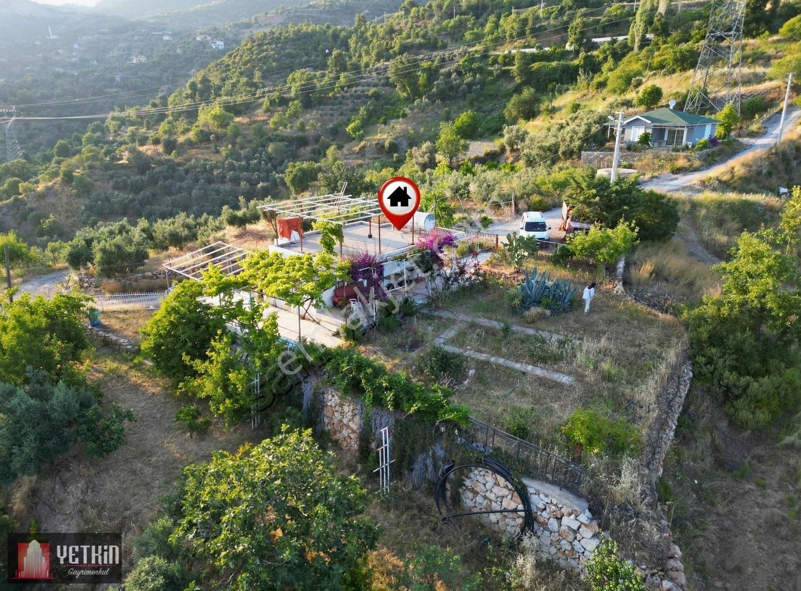 Alanya Yenice Satılık Tarla Satılık 13.246 M² Zeytin Bahçesi Deniz Manzaralı