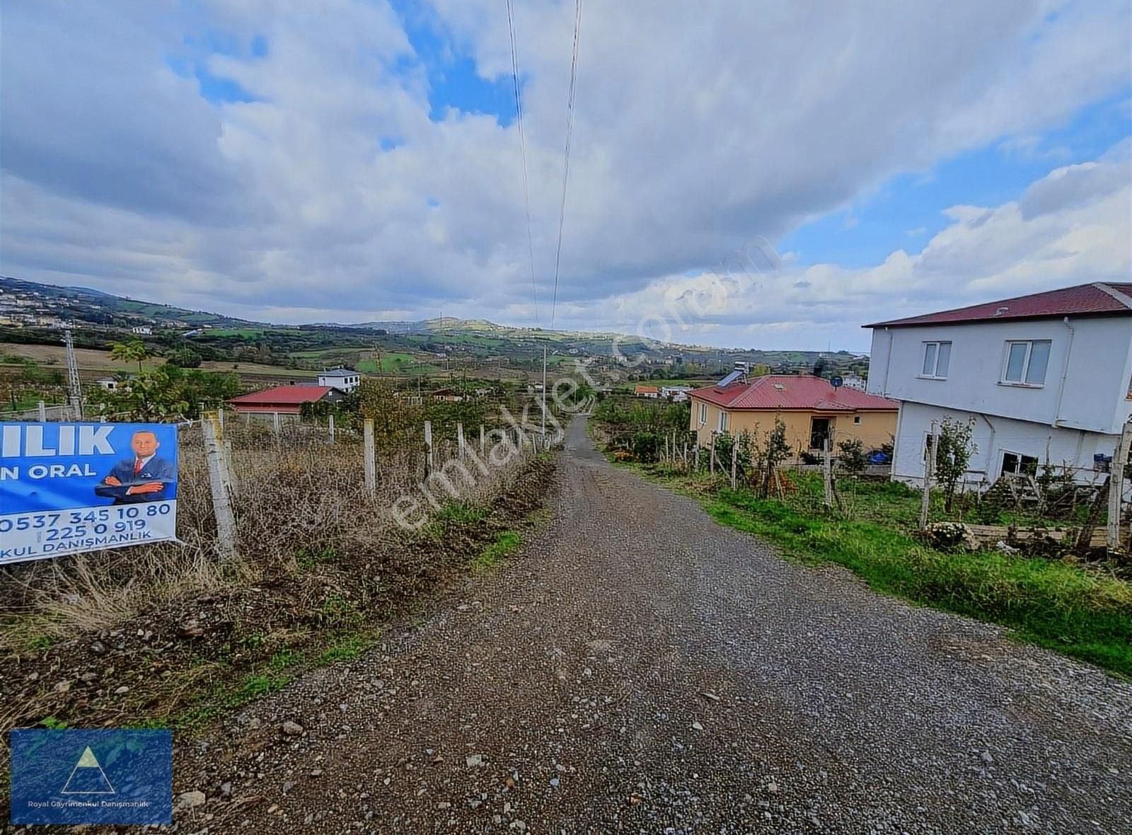 Atakum Yeşilyurt Satılık Konut İmarlı Çatalçam'da Deniz Manzaralı,köşe Parsel4 Kata İmarlı Arsa 491m2