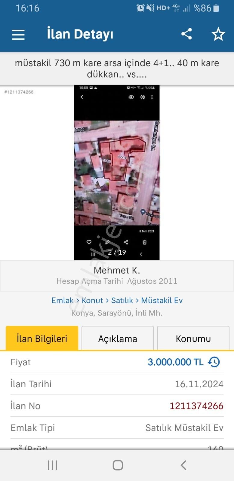 Yüksel Emlaktan Konya Sarayönünde Satılık Bahçeli Müstakil Ev - Görsel 29