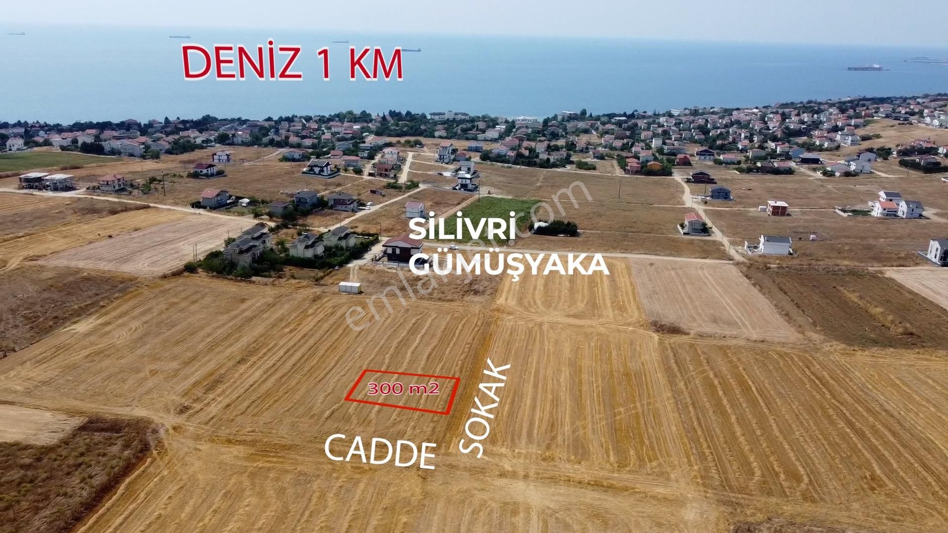 Silivri Gümüşyaka Satılık Villa İmarlı Wisrem Gayrimenkulden Gümüşyaka Da Güzel Manzaralı Kupon Arsa !!