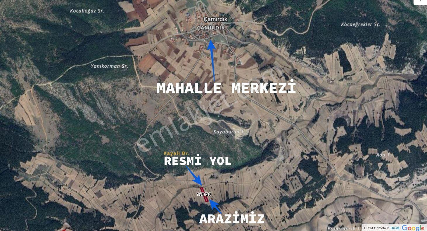 Kütahya Aslanapa 2.829 M2 Yola Cephe İlçeye Yakın Dümdüz Arazi ! - Görsel 3
