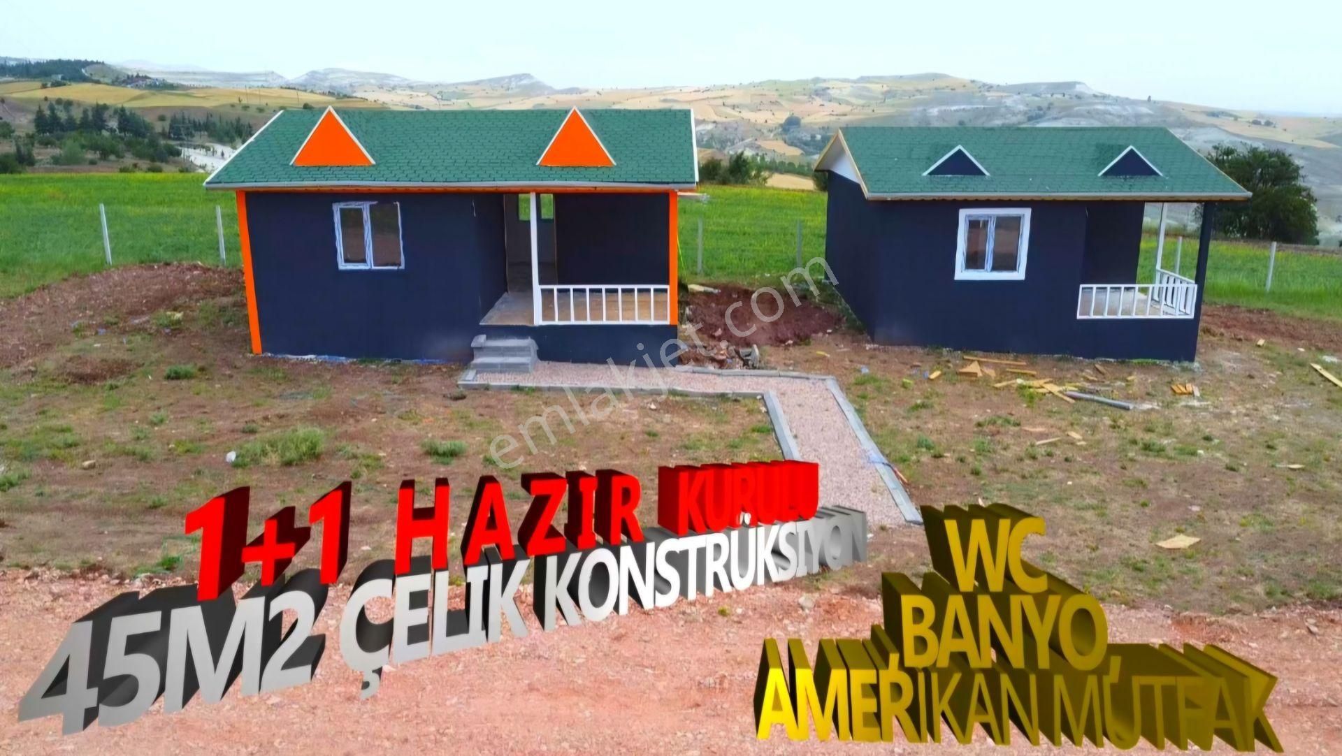 Ayaş Gökler Satılık Bağ & Bahçe Ankara Ayaş Gökler Köyiçi Yürüme Mesafesinde 1+1 45m2 Hazır Kurulu Anahtar Teslim Hobi Bahçesi