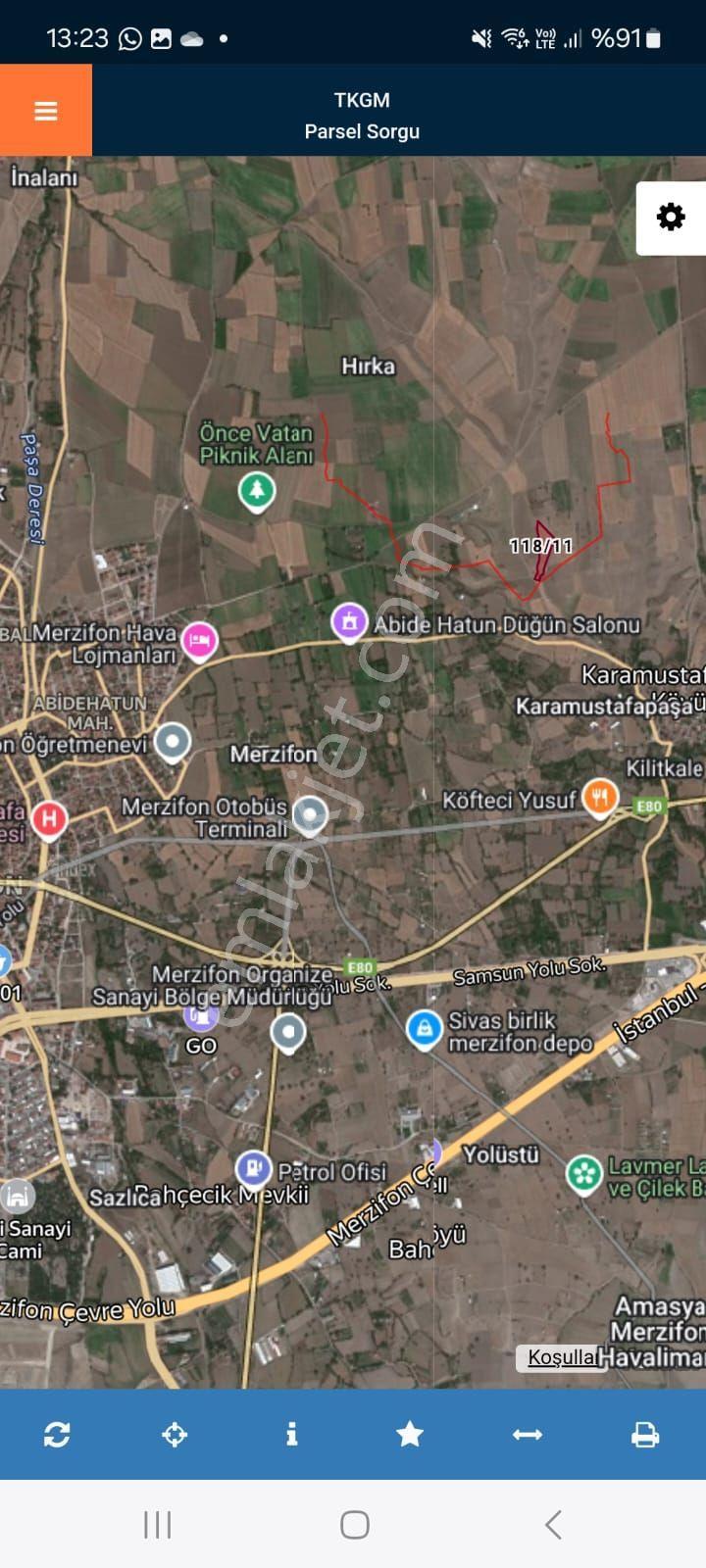 Merzifon Merkeze Yakın İmara Yakın 43.313m2 Arazi - Görsel 2