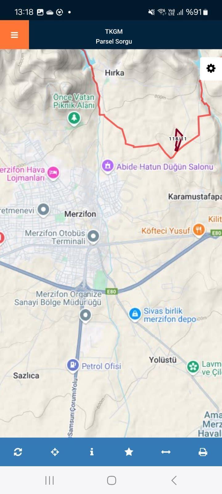 Merzifon Merkeze Yakın İmara Yakın 43.313m2 Arazi - Görsel 5